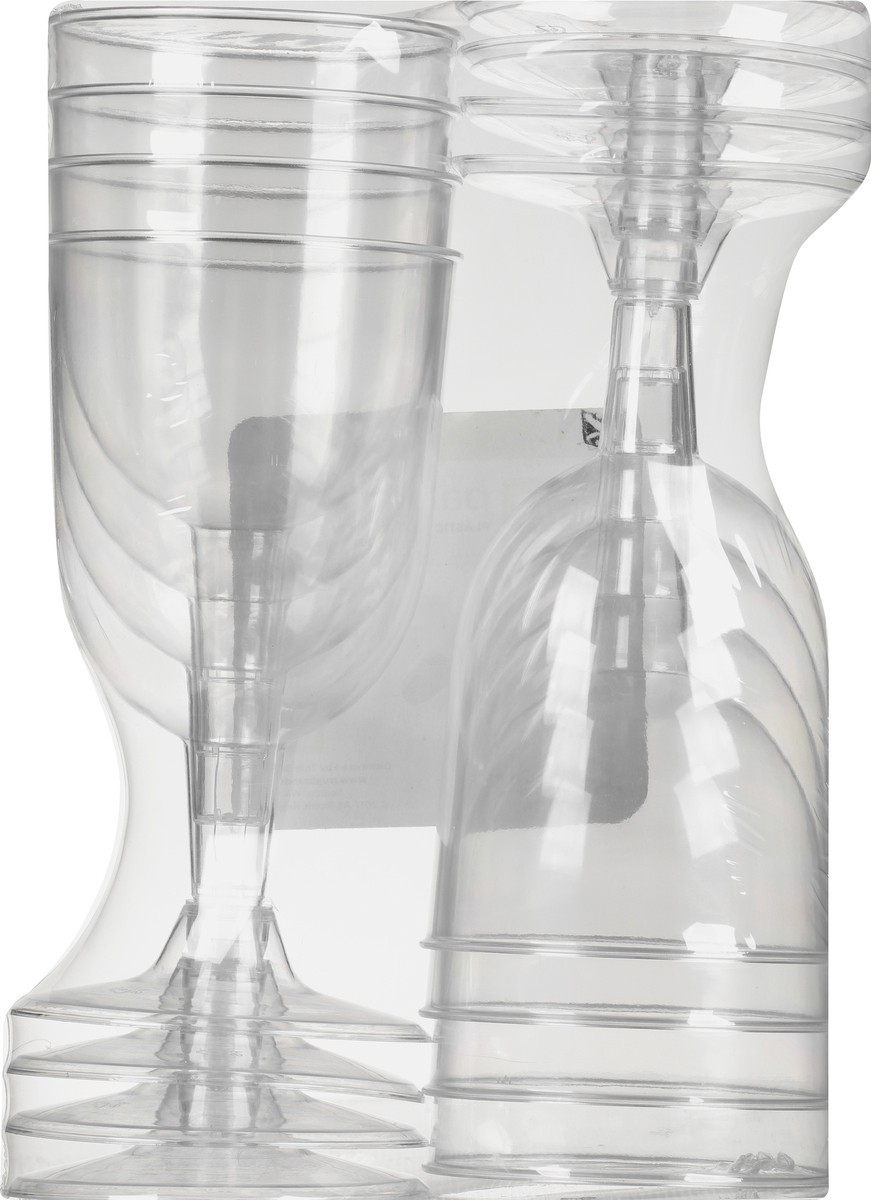 slide 2 of 10, TRUE 6 Ounce Plastic Wine Glasses 8 ea, 8 ct