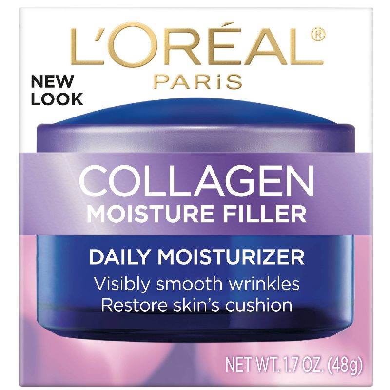 slide 4 of 8, L'Oreal Paris Collagen Moisture Filler Daily Moisturizer - 1.7oz, 1.7 oz