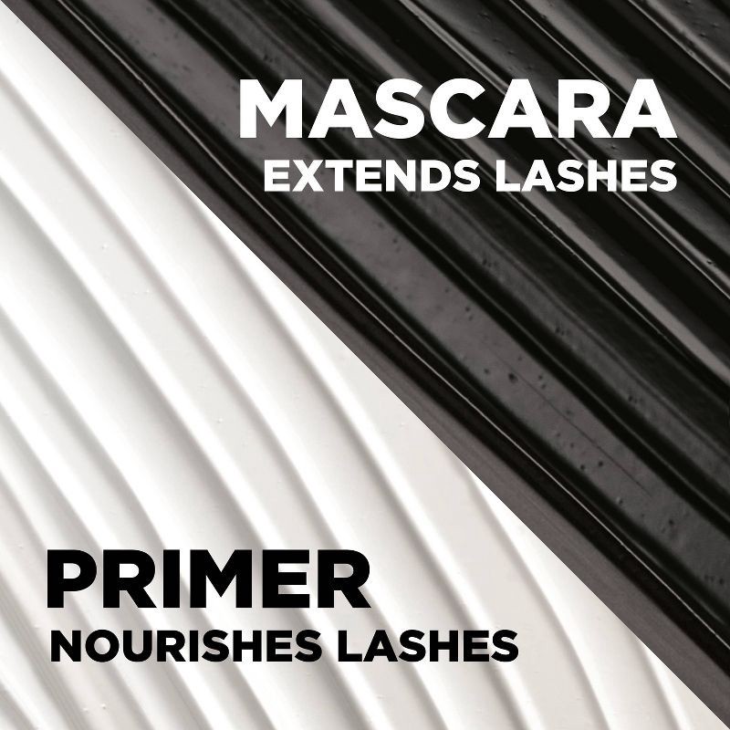 slide 5 of 9, L'Oreal Paris L'Oréal Paris Double Extend Beauty Tubes Lengthening Mascara and Basecoat - 575 Blackest Black - 0.33 fl oz, 0.33 fl oz