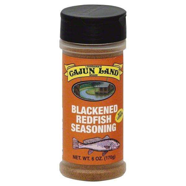 slide 1 of 1, Cajun Land Seasoning, Blackened Redfish, With Lemon, 6 oz