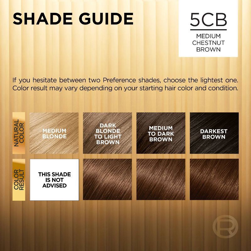 slide 6 of 10, L'Oreal Paris Superior Preference Fade-Defying Color + Shine System - 6.5 fl oz - 5CB M Chestnut Brown - 1 kit, 6.5 fl oz