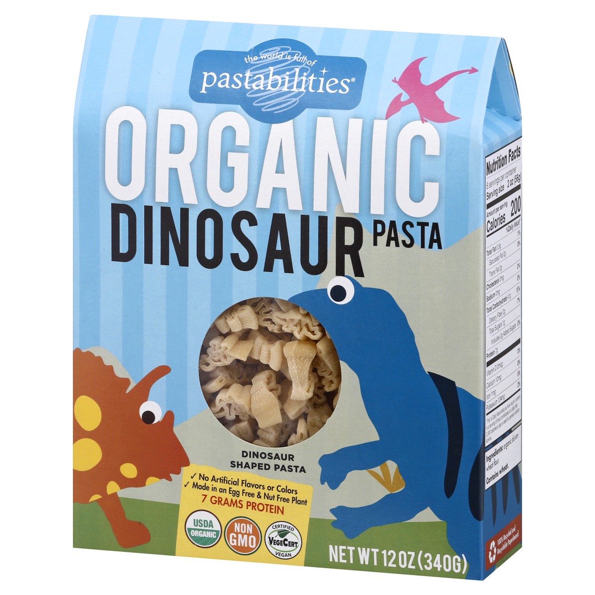 Pastabilities Organic Dinosaur Pasta 12 oz Shipt