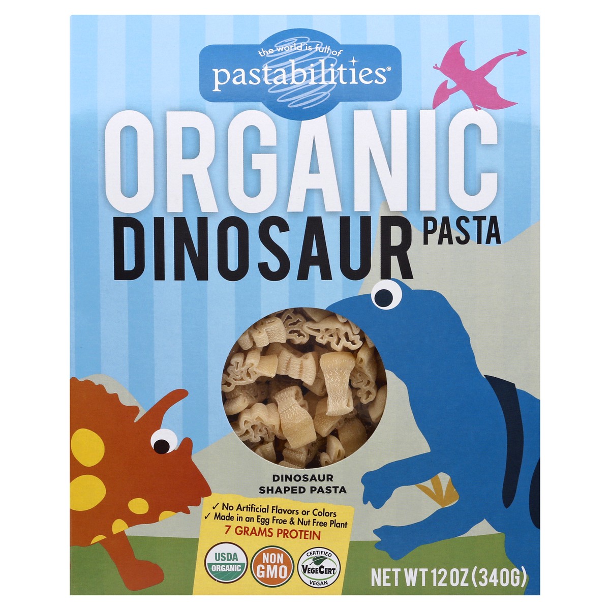 slide 1 of 10, Pastabilities Organic Dinosaur Pasta 12 oz, 12 oz