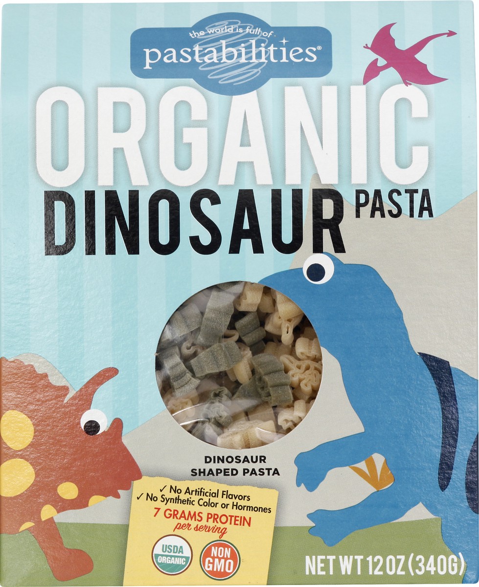 slide 6 of 10, Pastabilities Organic Dinosaur Pasta 12 oz, 12 oz