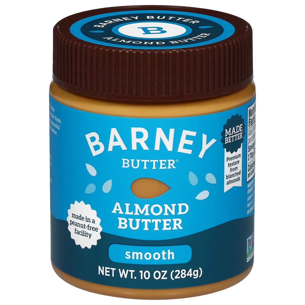 slide 1 of 9, Barney Butter Smooth Almond Butter 10 oz, 10 oz
