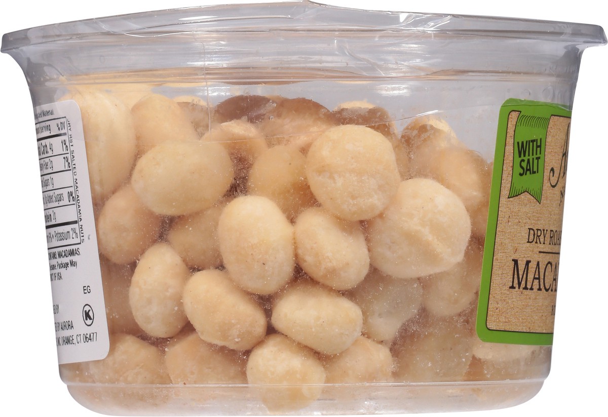 slide 6 of 9, Aurora Natural Dry Roasted Salted Macadamias with Salt 8 oz, 8 oz