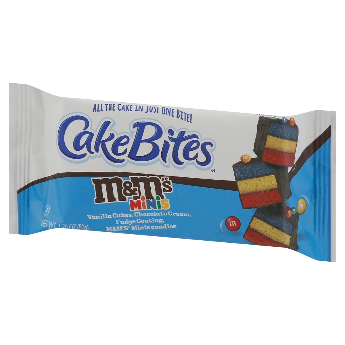 slide 7 of 13, Cakebites M&M's Minis Cakebites 3 ea, 2 oz
