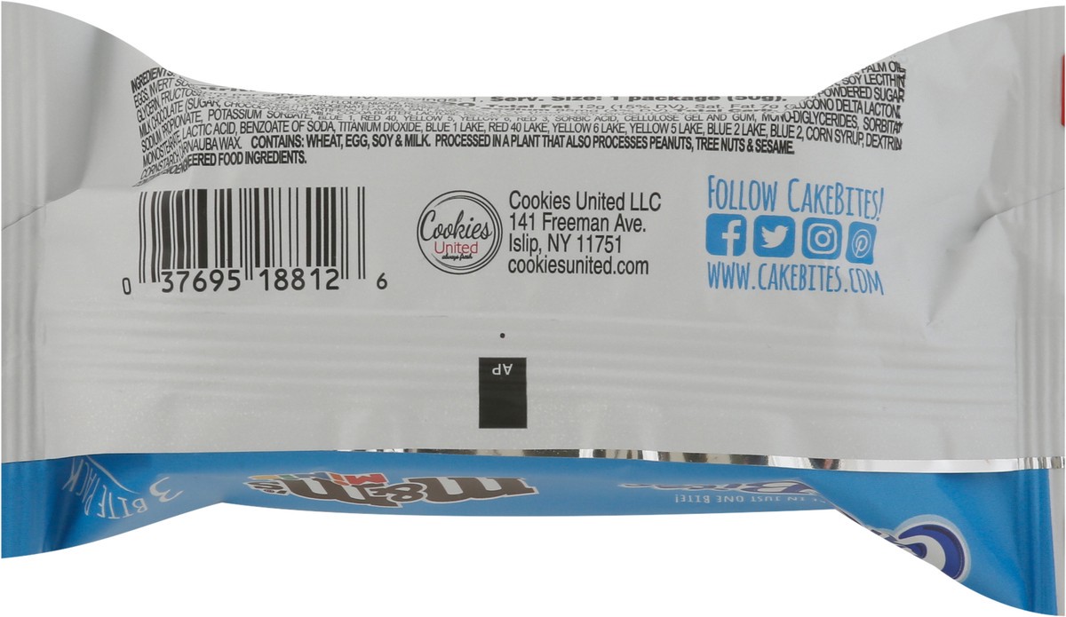 slide 5 of 13, Cakebites M&M's Minis Cakebites 3 ea, 2 oz