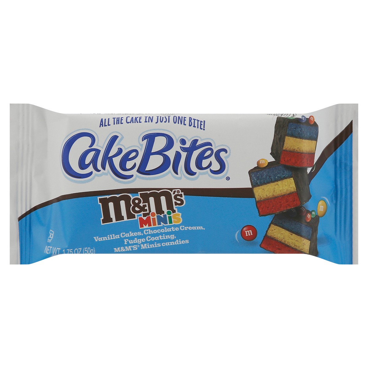 slide 8 of 13, Cakebites M&M's Minis Cakebites 3 ea, 2 oz