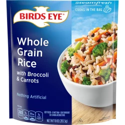 Birds Eye Steamfresh Brown Rice Broccoli Carrots