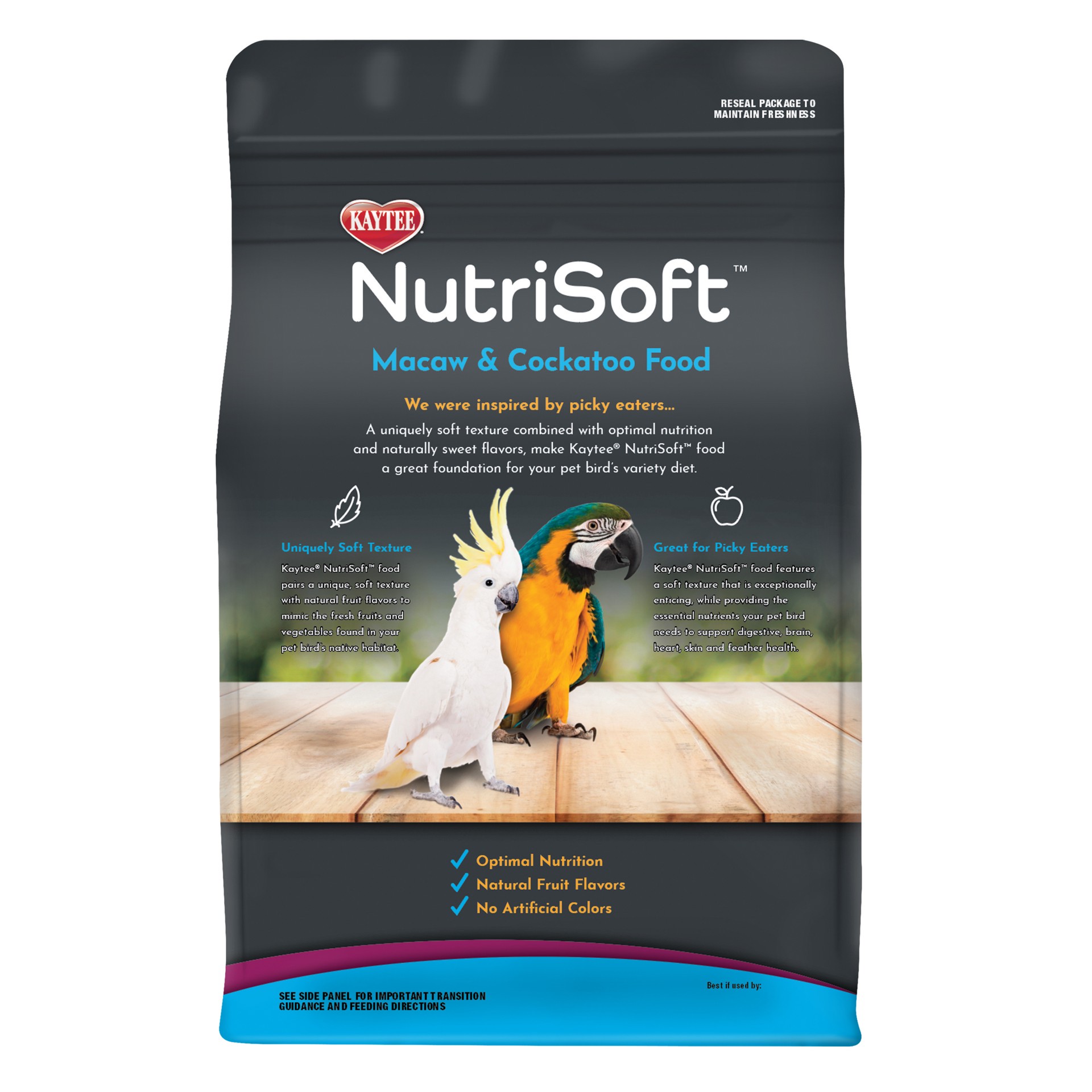 slide 6 of 10, Kaytee Nutrisoft Macaw & Cockatoo Pet Bird Food 3 lb., 1 ct