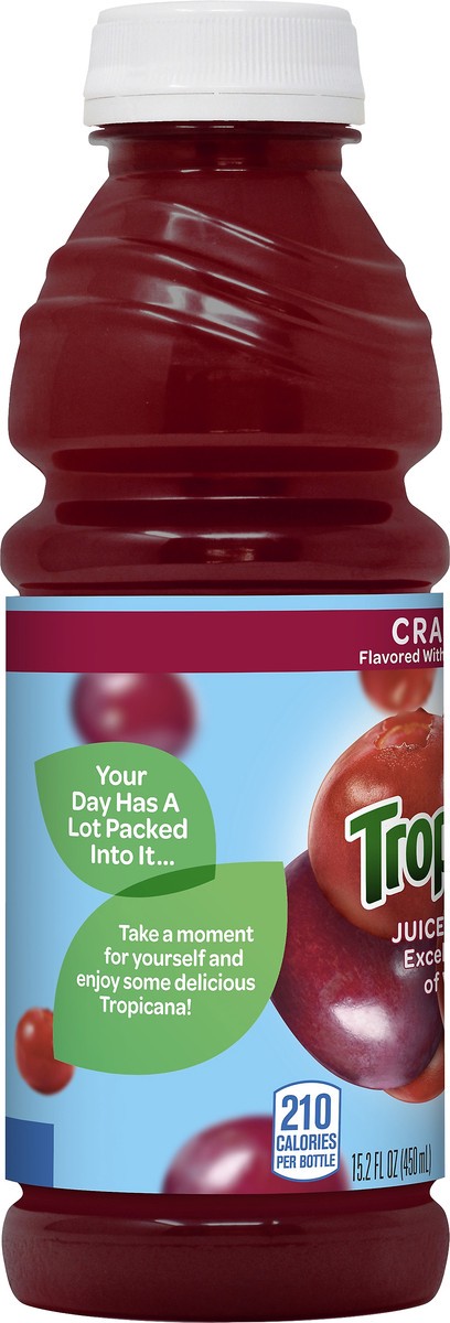 slide 5 of 7, Tropicana Juice Beverage, Cranberry - 15.20 fl oz, 15.20 fl oz