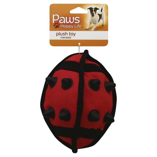 slide 1 of 6, Paws Happy Life Plush Toy For Dogs, 1 ct