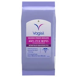 Vagisil Anti-Itch Medicated Wipes