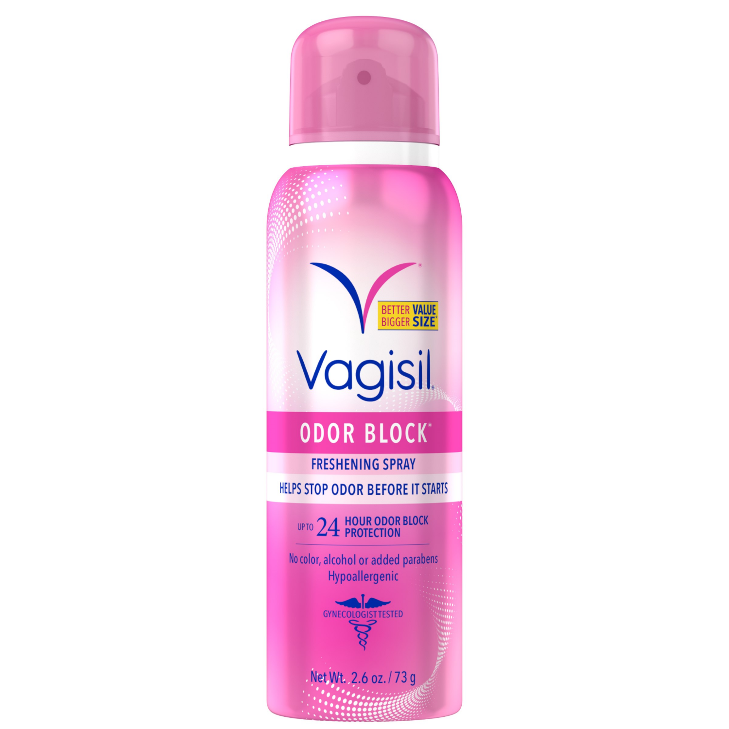 slide 1 of 4, Vagisil Odor Block Dry Wash 2.6 oz, 2.6 oz