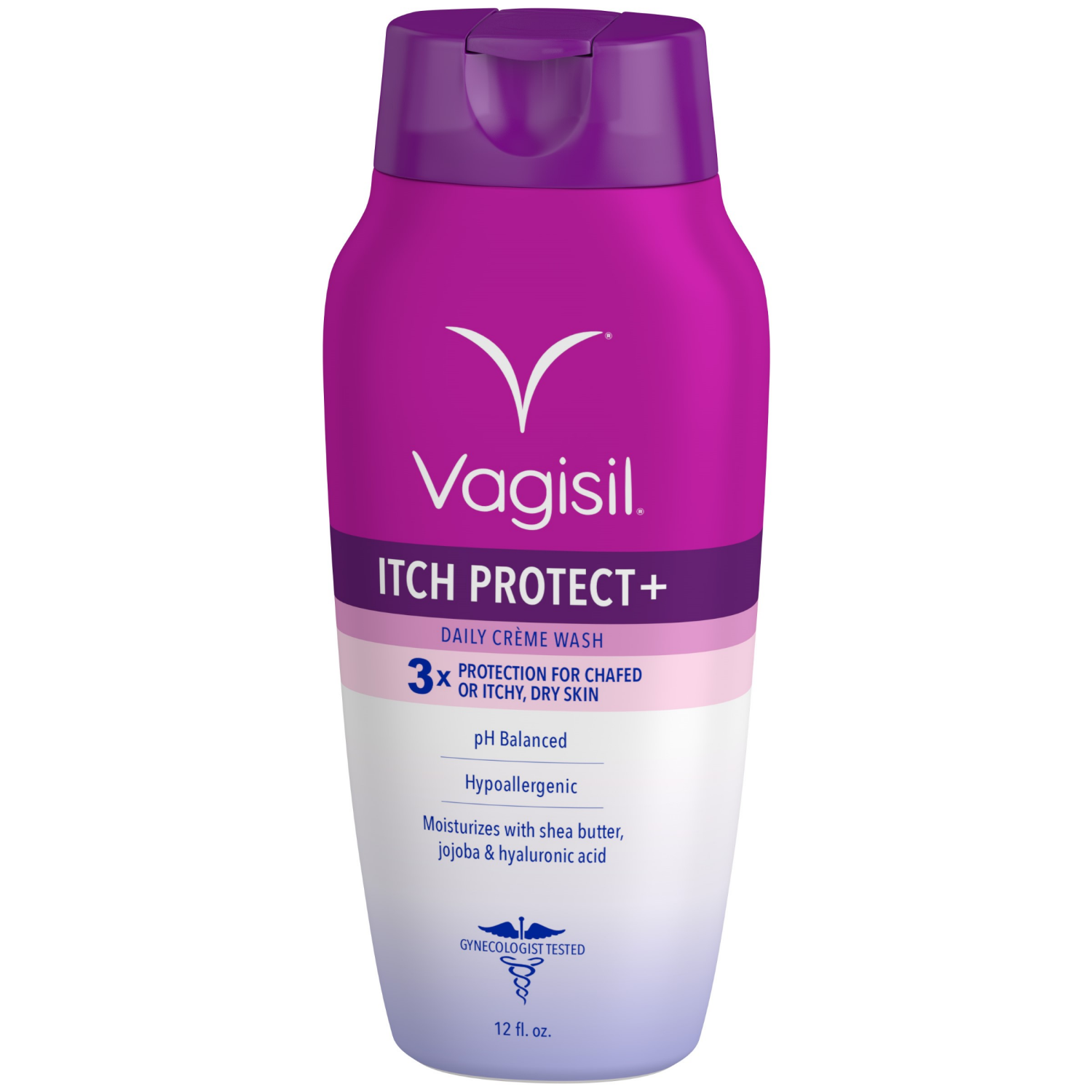 slide 3 of 4, Vagisil Itch Protect+ Daily Creme Wash, 8 oz
