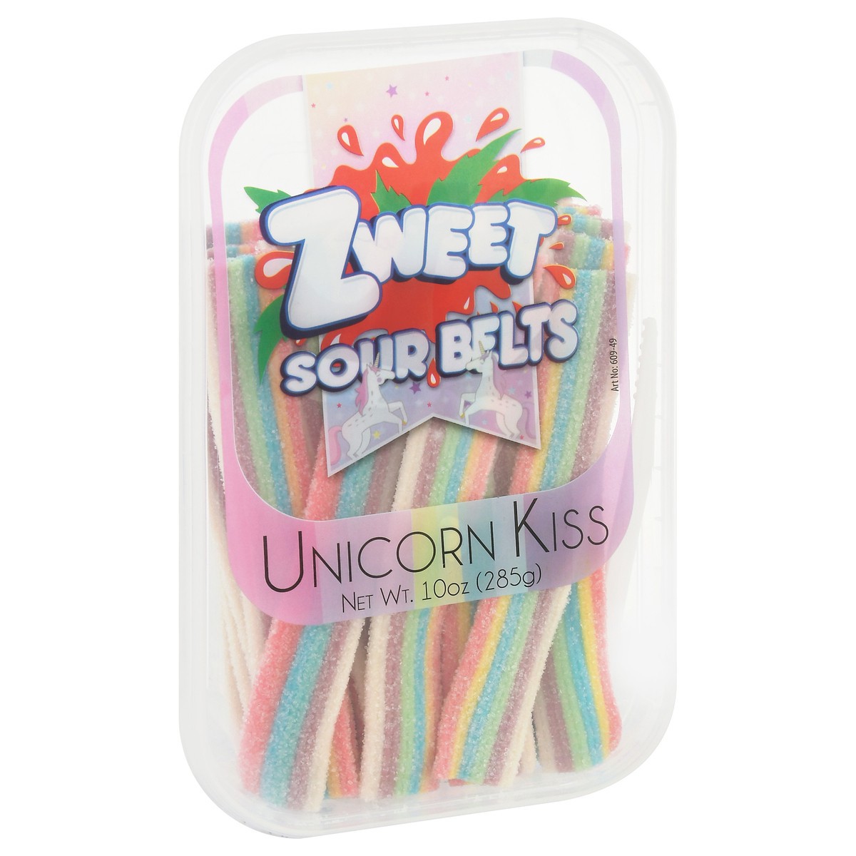 slide 7 of 13, Zweet Unicorn Kiss Sour Belts 10 oz, 10 oz
