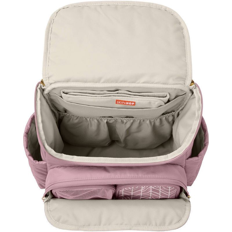 slide 4 of 9, Skip Hop Forma Diaper Bag Backpack - Mauve, 1 lb