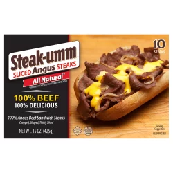 Steak-Umm Sliced Angus Beef Sandwiches, 10ct
