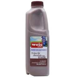 Weis Quality Grade A 1% Lowfat Chocolate Milk
