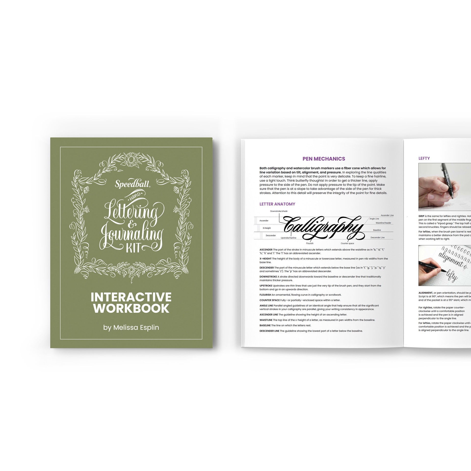 slide 6 of 7, Speedball Hand Lettering & Journaling Kit, 29 ct