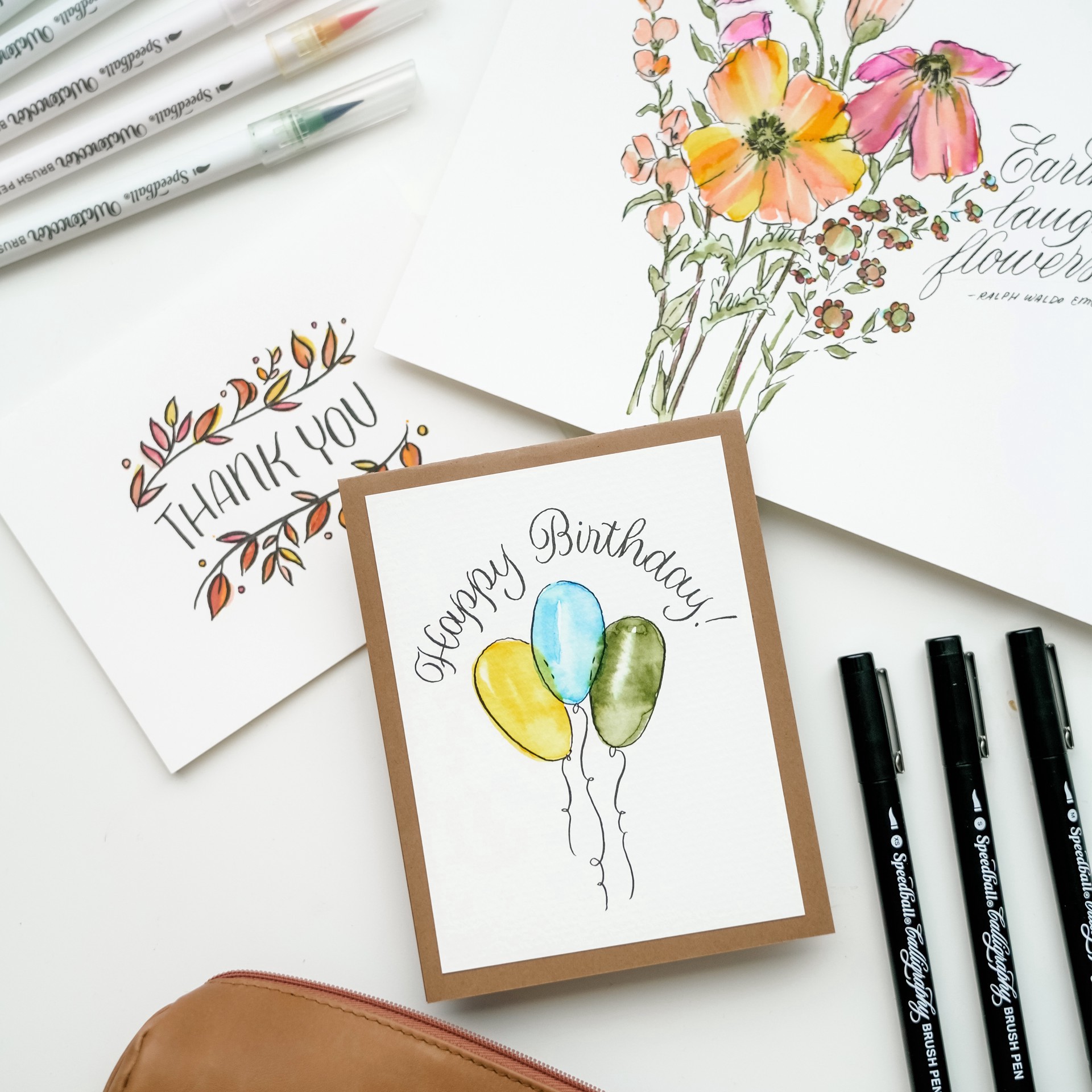 slide 3 of 7, Speedball Hand Lettering & Journaling Kit, 29 ct