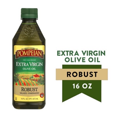 slide 1 of 1, Pompeian Robust Extra Virgin Olive Oil - 16 Fl. Oz., 16 fl oz