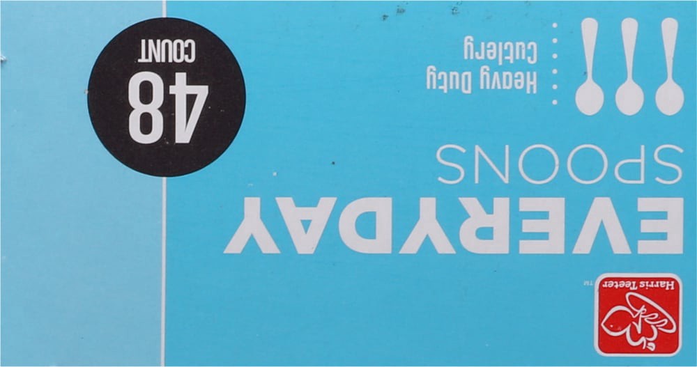 slide 2 of 6, Harris Teeter™ Everyday Heavy Duty Spoons, 48 ct