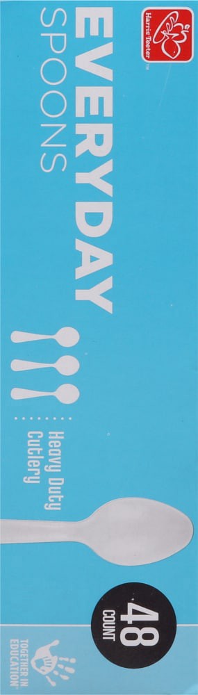 slide 5 of 6, Harris Teeter™ Everyday Heavy Duty Spoons, 48 ct