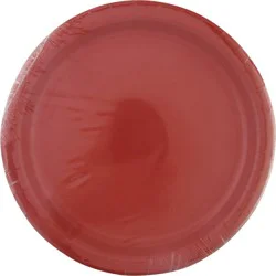 Celebrations Creative Converting Dinner Solid Red Plate