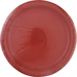 Celebrations Creative Converting Dinner Solid Red Plate