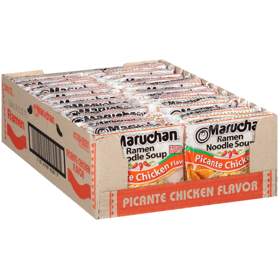 slide 7 of 7, Maruchan Ramen Picante Chicken, 3 oz