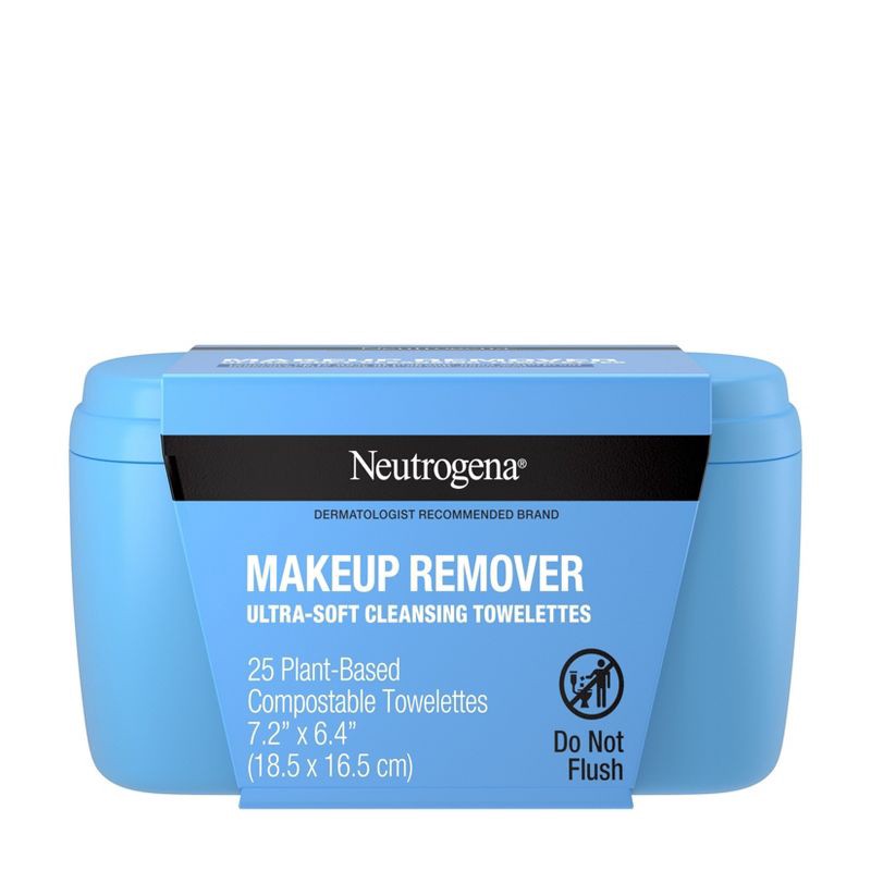 slide 2 of 7, Neutrogena Facial Cleansing Makeup Remover Wipes with Vanity Case - 25ct, 25 ct