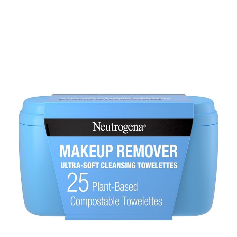 slide 1 of 7, Neutrogena Facial Cleansing Makeup Remover Wipes with Vanity Case - 25ct, 25 ct