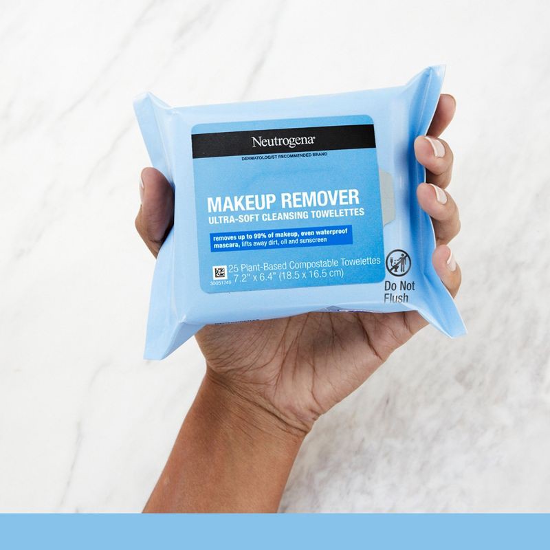 slide 2 of 7, Neutrogena Cleansing Makeup Remover Wipes - 25ct, 25 ct