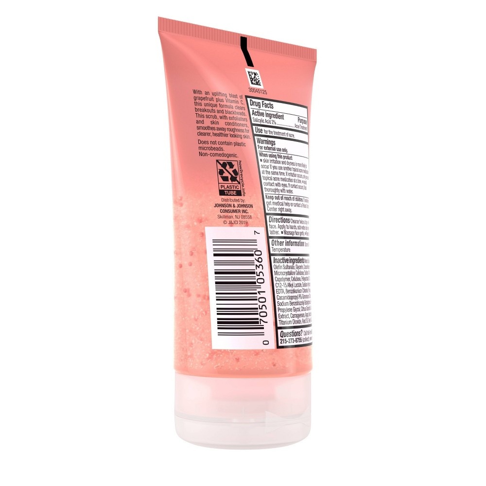 slide 7 of 11, Neutrogena Oil-Free Acne Wash Pink Grapefruit Foaming Scrub, 4.2 fl oz