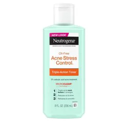 Neutrogena Oil-Free Acne Stress Control Triple-Action Toner with Green Tea & Cucumber Extract - 8 fl oz