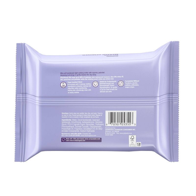 slide 7 of 12, Neutrogena Facial Cleansing Makeup Remover Towelettes - 25ct, 25 ct