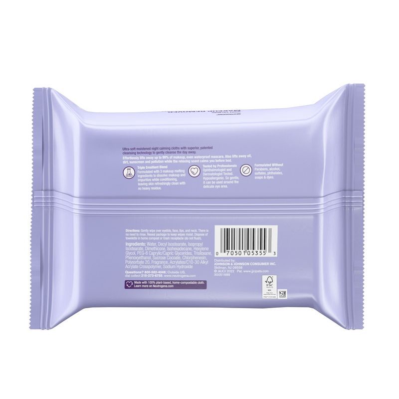 slide 8 of 12, Neutrogena Facial Cleansing Makeup Remover Towelettes - 25ct, 25 ct