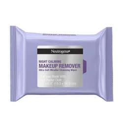 Neutrogena Night Calming Makeup Remover Wipes - Ultra Soft Micellar Facial Cleansing - 25ct