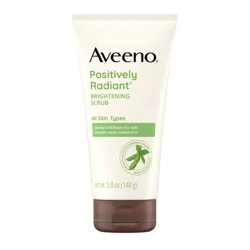 Aveeno Positively Radiant Brightening & Exfoliating Face Scrub - 5oz