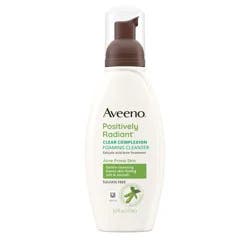 Aveeno Clear Complexion Foaming Oil-Free Facial Cleanser with Soy Extract & Salicylic Acid for Acne-Prone Skin - 6 fl oz