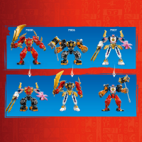 slide 13 of 21, LEGO NINJAGO Kais Elemental Fire Mech Action Figure 71808, 1 ct