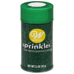 Wilton Dark Green Sanding Sugar Sprinkles