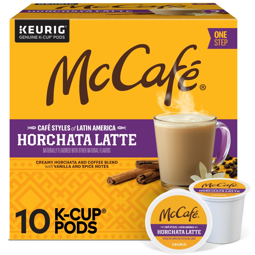 slide 3 of 6, McCafé Horchata Latte, 10 ct