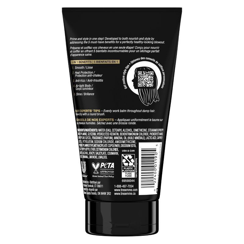 slide 5 of 5, TRESemmé One Step Blowout for Fine, Medium Hair Blow Dry Balm - 5 fl oz, 5 fl oz