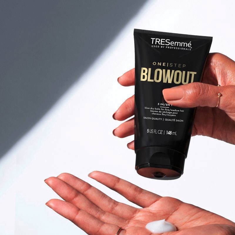 slide 2 of 5, TRESemmé One Step Blowout for Fine, Medium Hair Blow Dry Balm - 5 fl oz, 5 fl oz