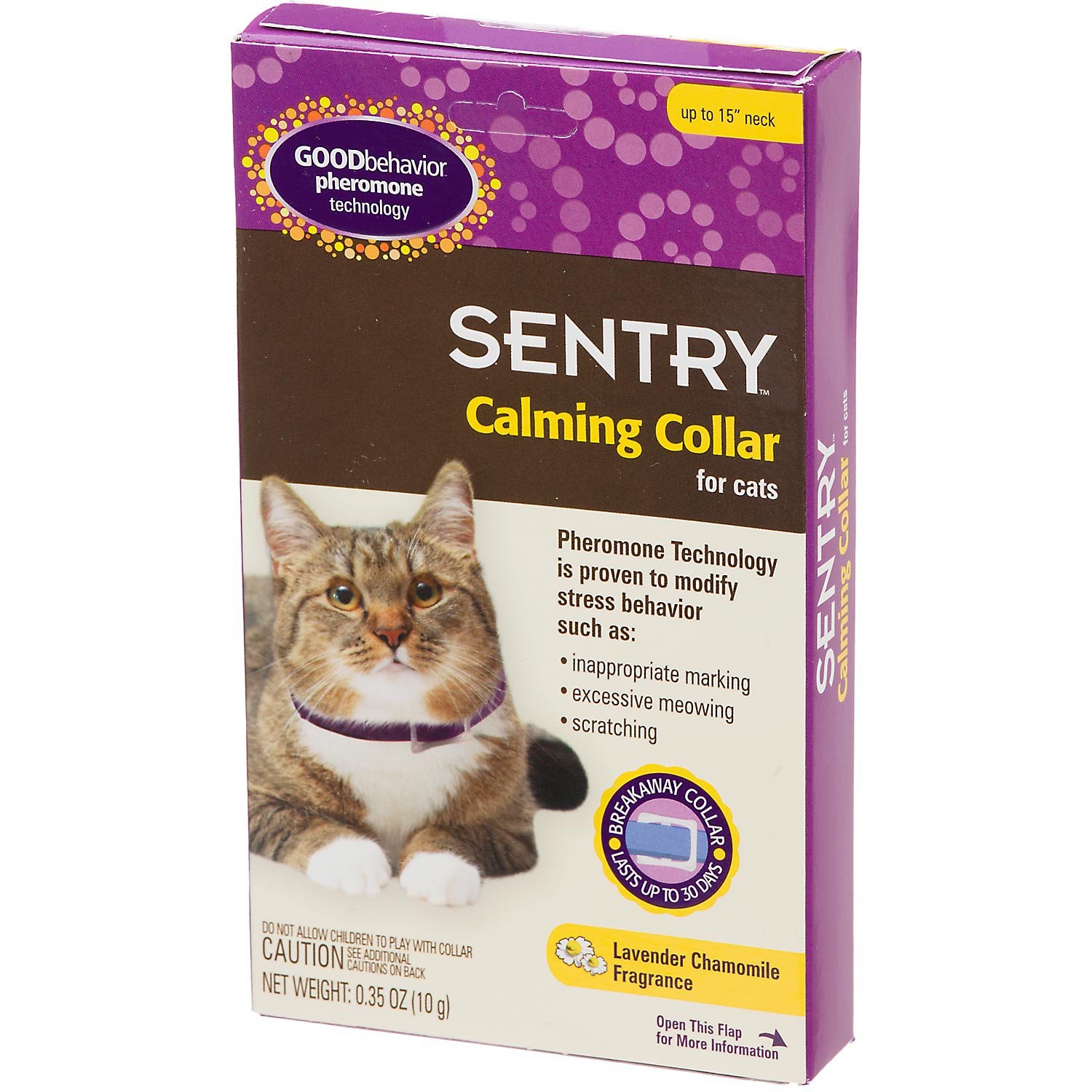 slide 1 of 1, Sentry Calming Collar for Cats, 1 ct