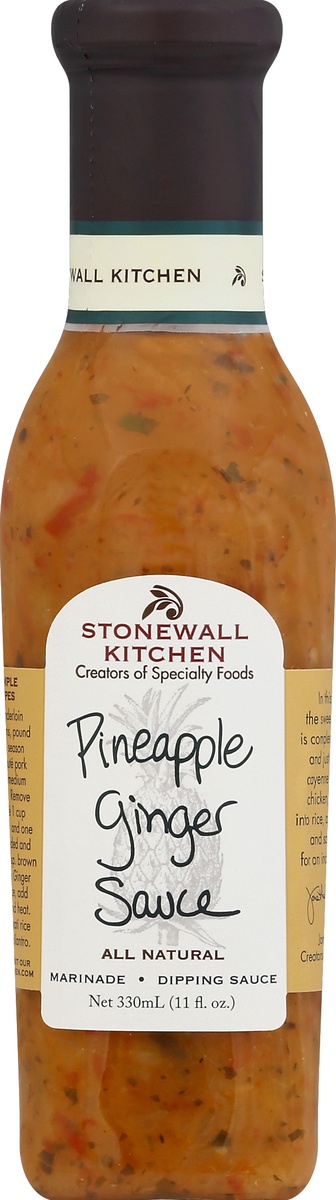 slide 2 of 2, Stonewall Kitchen Stonewall Pineapple Giner Sauce, 11 oz