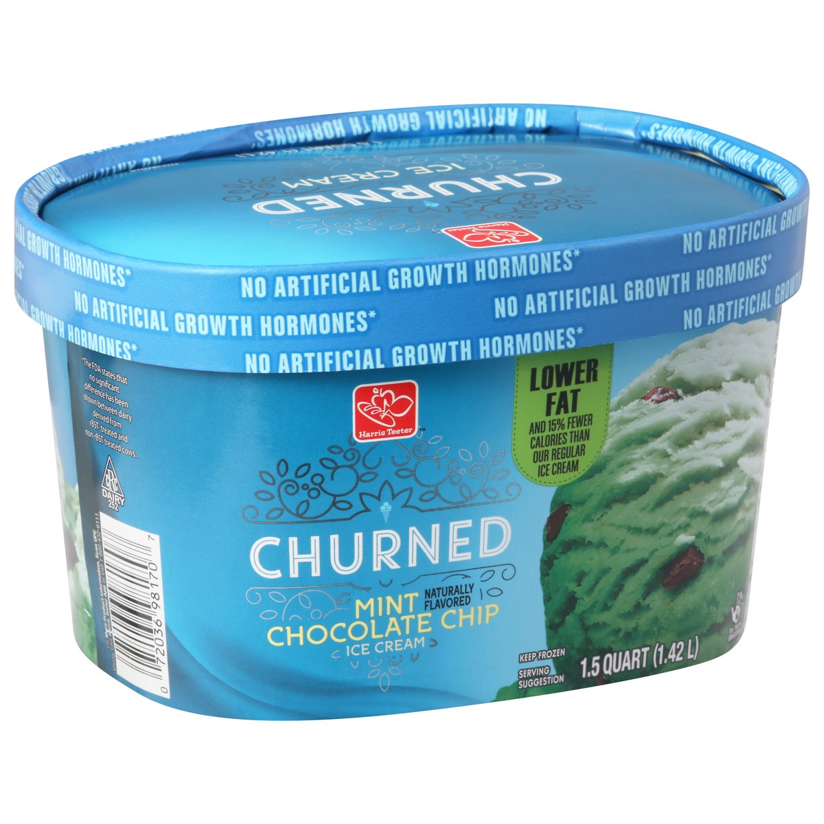 slide 10 of 10, Harris Teeter Ice Cream - Mint Chocolate Chip, 48 oz